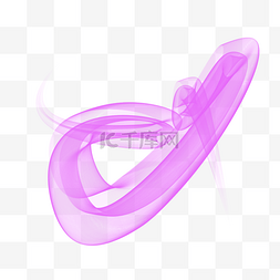 水彩环绕紫色图案
