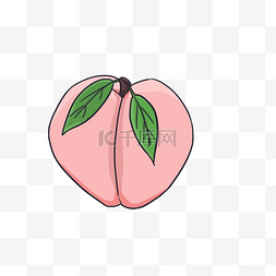 一个可爱的桃子