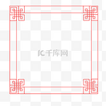 中国古风正方形边框