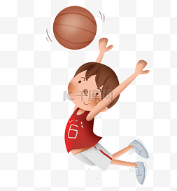 校园运动图片_体育课打篮球的男孩