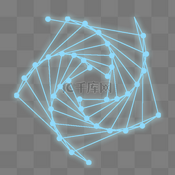 蓝色发光光环图片_蓝色五角星图案PSD透明点