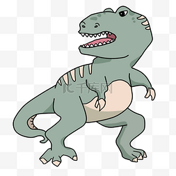 恐龙世界恐龙插画图片_恐龙霸王龙的插画