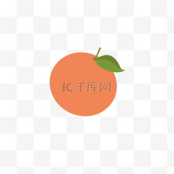 水果类装饰图案橙子