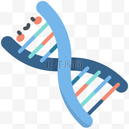 基因分子式图片_卡通染色体设计素材