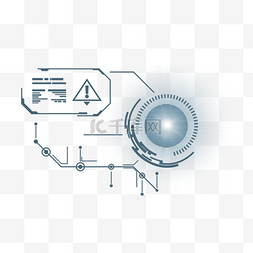 线条智能科技背景图片_科技灰感叹号线条贴图