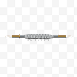 健身器材臂力器手绘矢量图