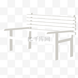 小椅子插画图片_灰色的椅子免抠图