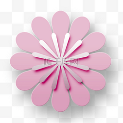 新品花朵图片_粉红色立体雕花春季新品图案