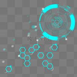 科技图案蓝色科技元素