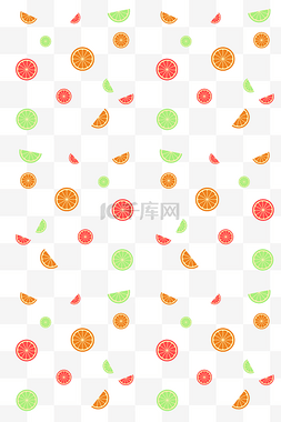 水果图片_手绘柚子底纹插画