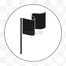 三角旗帜图片_飞舞的旗帜元素图案