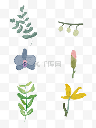 小叶子秋手绘图片_小叶子秋手绘素材-小叶子秋手绘图片大全-千库网