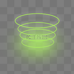 多色光晕图片_淡绿色椭圆形多层光