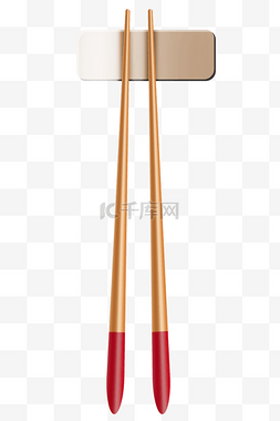 餐具筷子图片_手绘矢量扁平餐具筷子