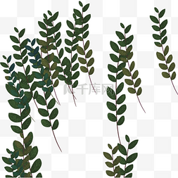 绿色环保装饰图片_绿色植物叶子元素