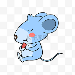 可爱老鼠图片_卡通可爱小老鼠png透明底