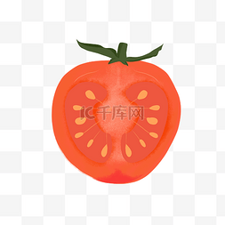 火锅节红色写实蔬菜西红柿png免费
