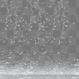 天安门线条元素图片_下雨雨滴效果元素