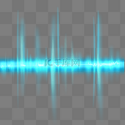 光线光图片_蓝色线条效果元素