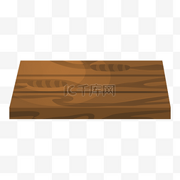 褐色的木板图片_褐色的木纹木板插画