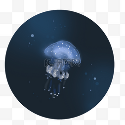 世界海洋日手绘水母