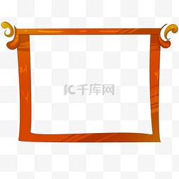 国风符号图片_黄色中国风边框装饰