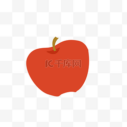 卡通红色的果实图片_红色的苹果免抠图