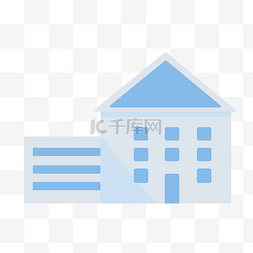 分层抠图图片_房地产房屋扁平风图