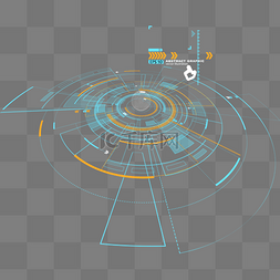 商务科技线圈图形