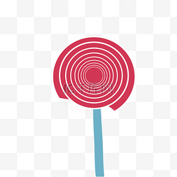 螺旋圈装订图片_红色棒棒糖矢量