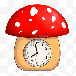 创意闹钟图片_蘑菇钟表闹钟