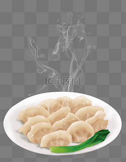 美味的水饺图片图片_立冬冬至一盘饺子水饺