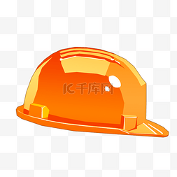 建筑工具安全帽插画