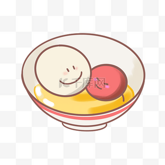 手绘情侣小汤圆