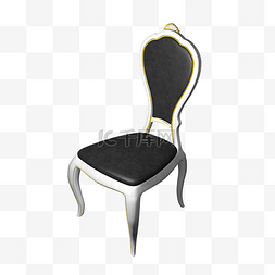 欧式镶嵌金边餐椅