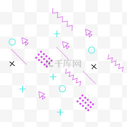 卡通矢量促销漂浮氛围电商