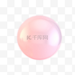 粉色圆形彩球