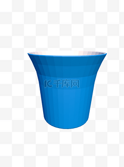 蓝色马克杯图片_立体生活用品水杯马克杯彩色装饰