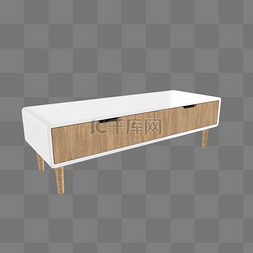现代简约实木电视桌书桌