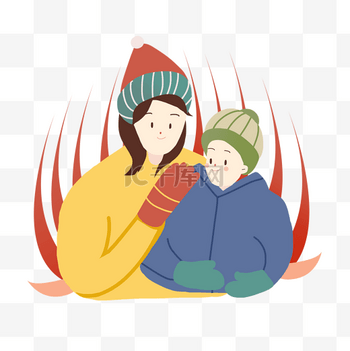 38妇女节手绘插画素材