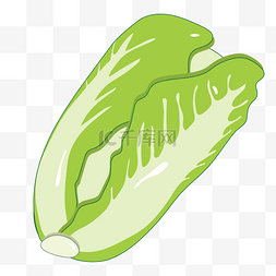 绿色的果实图片_手绘卡通小白菜免抠图