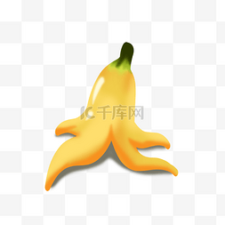 剥皮的水果香蕉站立姿势