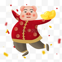 春节喜庆猪猪