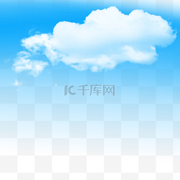 天空免抠素材图片_清新矢量蓝天白云元素