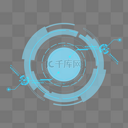 科技圆形光圈图片_科技感圆形简约线框