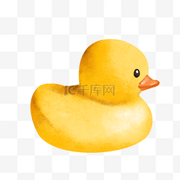 动物插图片_黄色可爱小黄鸭鸭子手绘动物形象