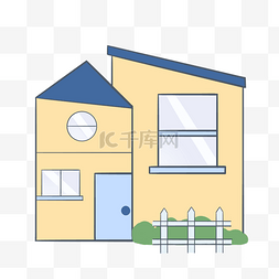 房地产扁平化房屋图标