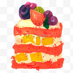  水果蛋糕 
