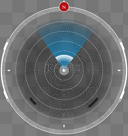 雷达组网图片_指南针雷达时钟表盘仪器