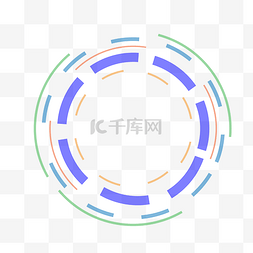 圆形时间轴图片_商务矢量数据圆形图表